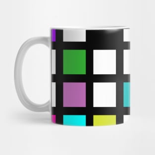 Colorful Checkered Mug